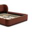 King Bed Frame - Umber Orange