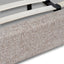 King Bed Frame - Stonish Beige