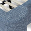 Single Bed Frame - Prussian Blue
