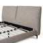 Fabric King Bed Frame - Stonish Beige