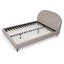Fabric Queen Bed Frame - Stonish Beige