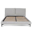 Fabric Queen Bed Frame - Clay Grey