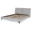 Fabric King Bed Frame - Clay Grey