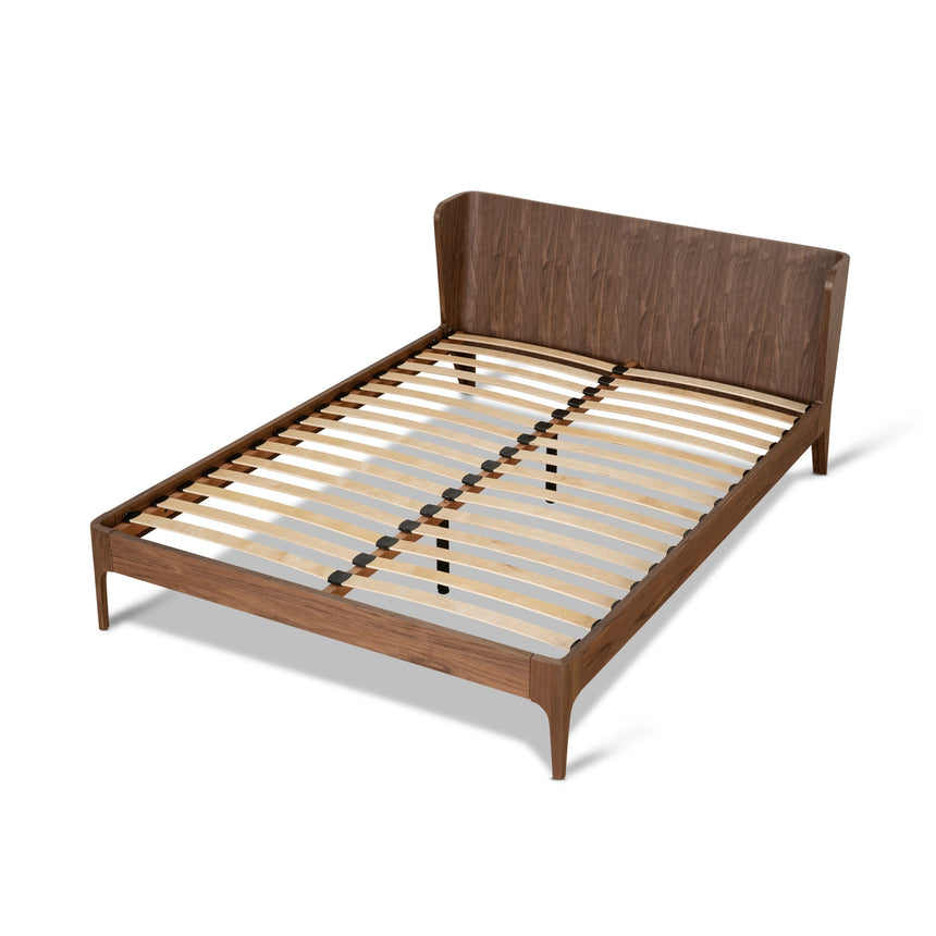 Queen Bed Frame - Walnut