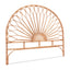 Artiss Bed Headboard Queen Bedhead Rattan - MARI Pine