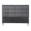 Bed Headboard Double Bedhead Linen Fabric Charcoal