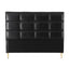 Bed Headboard Queen Bedhead PU Leather Black