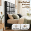 Bed Headboard Queen Bedhead PU Leather Black