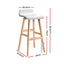 Artiss 4x Bar Stools Wooden Stool White