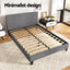 Artiss Bed Frame Double Size Grey NEO