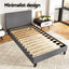 Artiss Bed Frame King Single Size Grey NEO