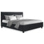 Artiss Bed Frame Queen Size Charcoal NEO