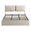 Queen Bed Frame Gas Lift Storage 3 Drawers Adjustable Headboard Platform Base