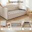 Single Daybed Velvet Trundle Bed Frame Tufted Guest Bed
