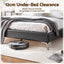 Artiss Queen Bed Frame with Adjustable Shell Headboard and PVC Upholstery
