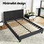 Artiss Bed Frame Double Size Charcoal NEO