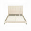Queen Bed Frame Upholstered Platform Bed with Tufted Headboard 300kg Support