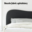 Bed Frame King Size Boucle DARA