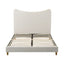 Artiss Double Bed Frame with Boucle Headboard, Beige, 300kg Capacity