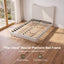 Artiss Double Bed Frame with Boucle Headboard, Beige, 300kg Capacity