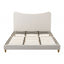 Artiss King Bed Frame with Boucle Headboard, Beige, 300kg Capacity