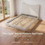 Artiss Queen Bed Frame with Boucle Headboard, Beige, 300kg Capacity