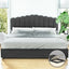 Artiss Bed Frame King Size Velvet Grey FION