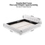 Artiss Double Bed Frame with Charging, LED Lights & Tufted Headboard