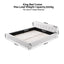 Artiss King Bed Frame with Charging, LED Lights & Tufted Headboard