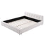 Artiss Queen Bed Frame with Charging, LED Lights & Tufted Headboard