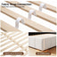 Artiss Queen Bed Frame with Charging, LED Lights & Tufted Headboard