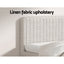BedStory Queen Bed Frame with Mattress Set Platform Base Pocket Coil Linen Upholstered