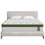 BedStory Queen Bed Frame with Mattress Set Platform Base Pocket Coil Linen Upholstered