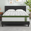 BedStory Double Bed Frame Mattress Set Platform Upholstered Hybrid Pocket Coil