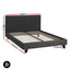 BedStory Double Bed Frame Mattress Set Platform Upholstered Hybrid Pocket Coil