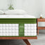 Single Bed Frame with Hybrid Mattress Set 30cm Medium Firm Platform Headboard Boucle Upholstered Pocket Coil for Pressure Relief