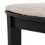 Black Bar Stool - Grey Seat