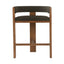 Brown ELM Barstool - Black