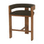 Brown ELM Barstool - Black