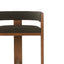 Brown ELM Barstool - Black