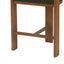 Brown ELM Barstool - Black