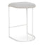 65cm White Bar Stool - Clay Grey (Set of 2)