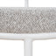 65cm White Bar Stool - Clay Grey (Set of 2)