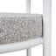 65cm White Bar Stool - Clay Grey (Set of 2)