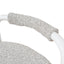 65cm White Bar Stool - Clay Grey (Set of 2)