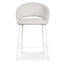 White Bar Stool - Pale Beige (Set of 2)