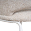 White Bar Stool - Pale Beige (Set of 2)