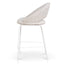 White Bar Stool - Pale Beige (Set of 2)
