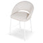 White Bar Stool - Pale Beige (Set of 2)