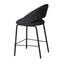 Black Bar Stool - Field Charcoal (Set of 2)